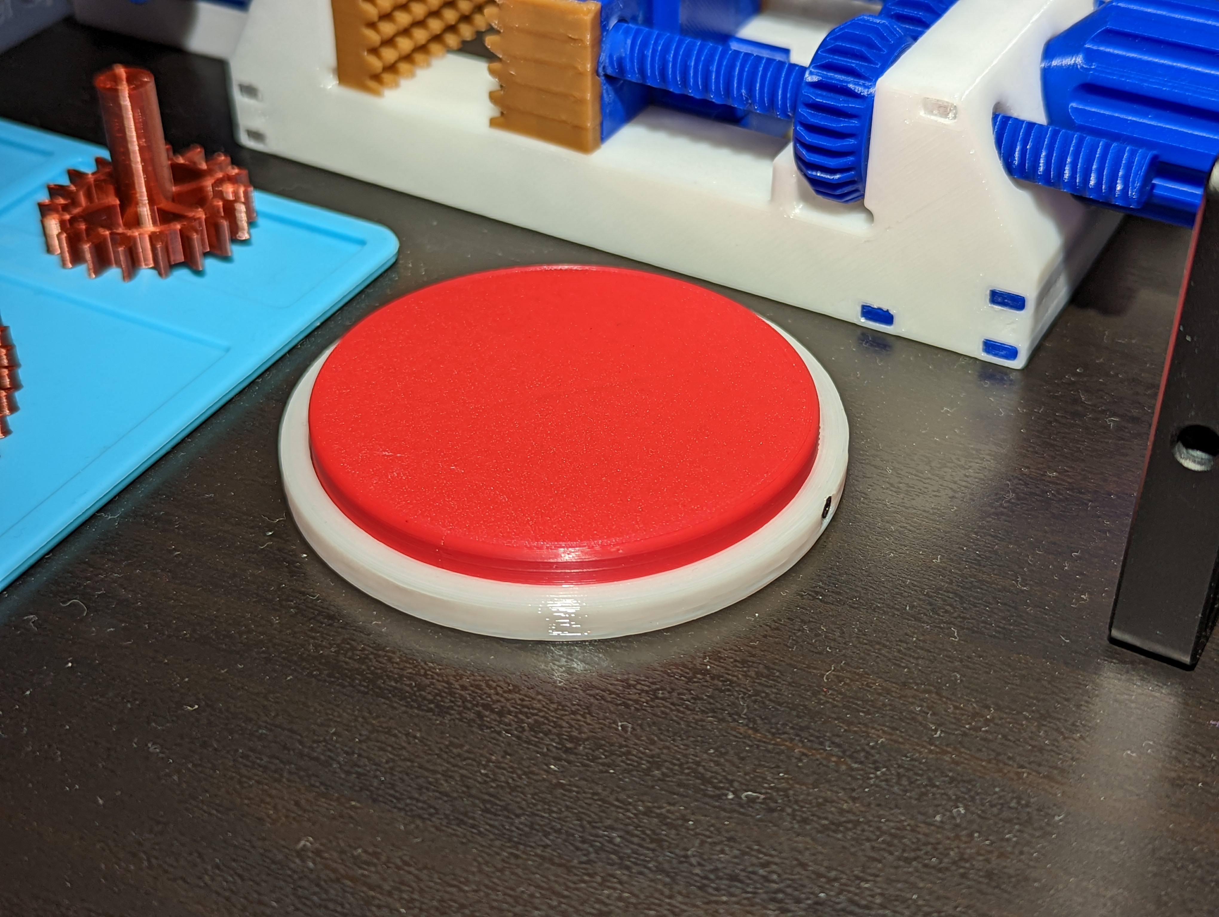 Fully printed casing cushion for watchmaking