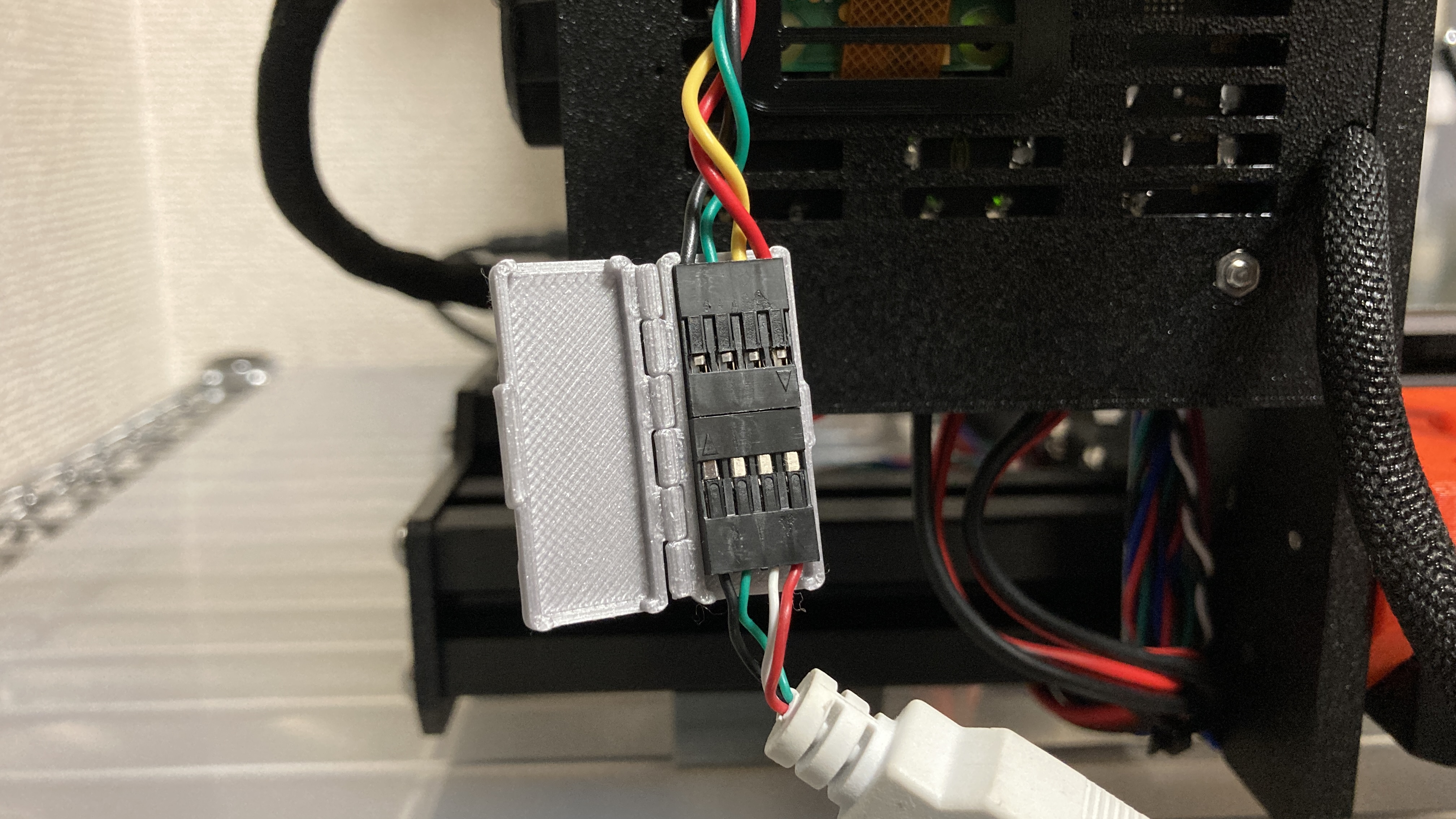 Hinged Cover for Dupont Connector