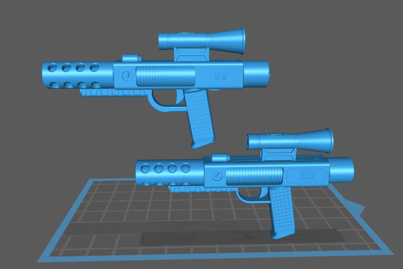 Realistic style Lego Star Wars trooper blaster for clone troopers and stormtroopers at 1:12 , 1:6 and 1:1 scale