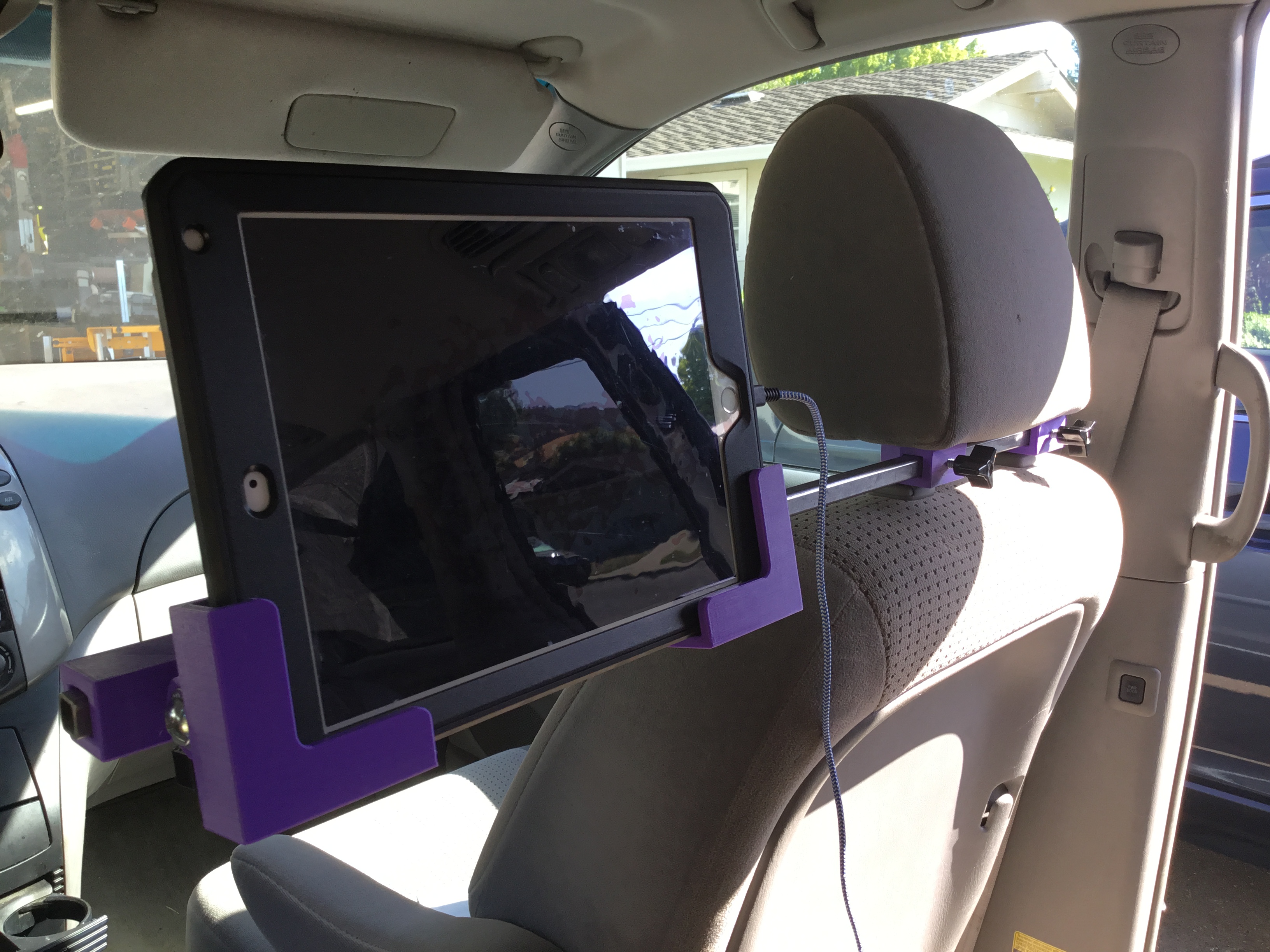 FairShare Headrest iPad Holder by TinkeringRocks Download free STL
