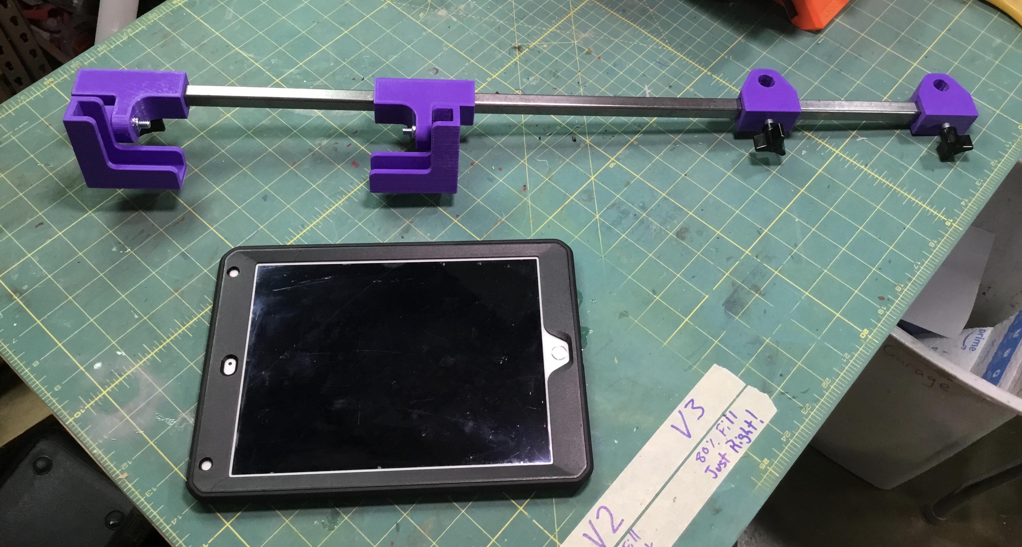 FairShare Headrest iPad Holder by TinkeringRocks Download free STL