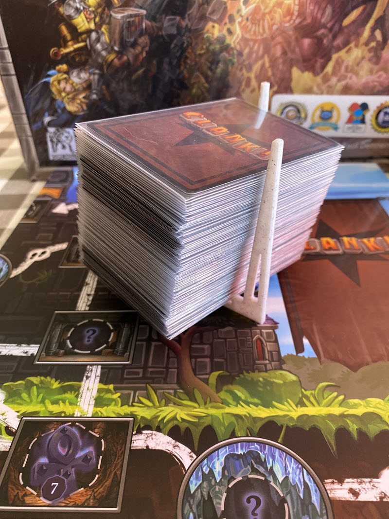 Ultra thin  cards deckholder for gameboard