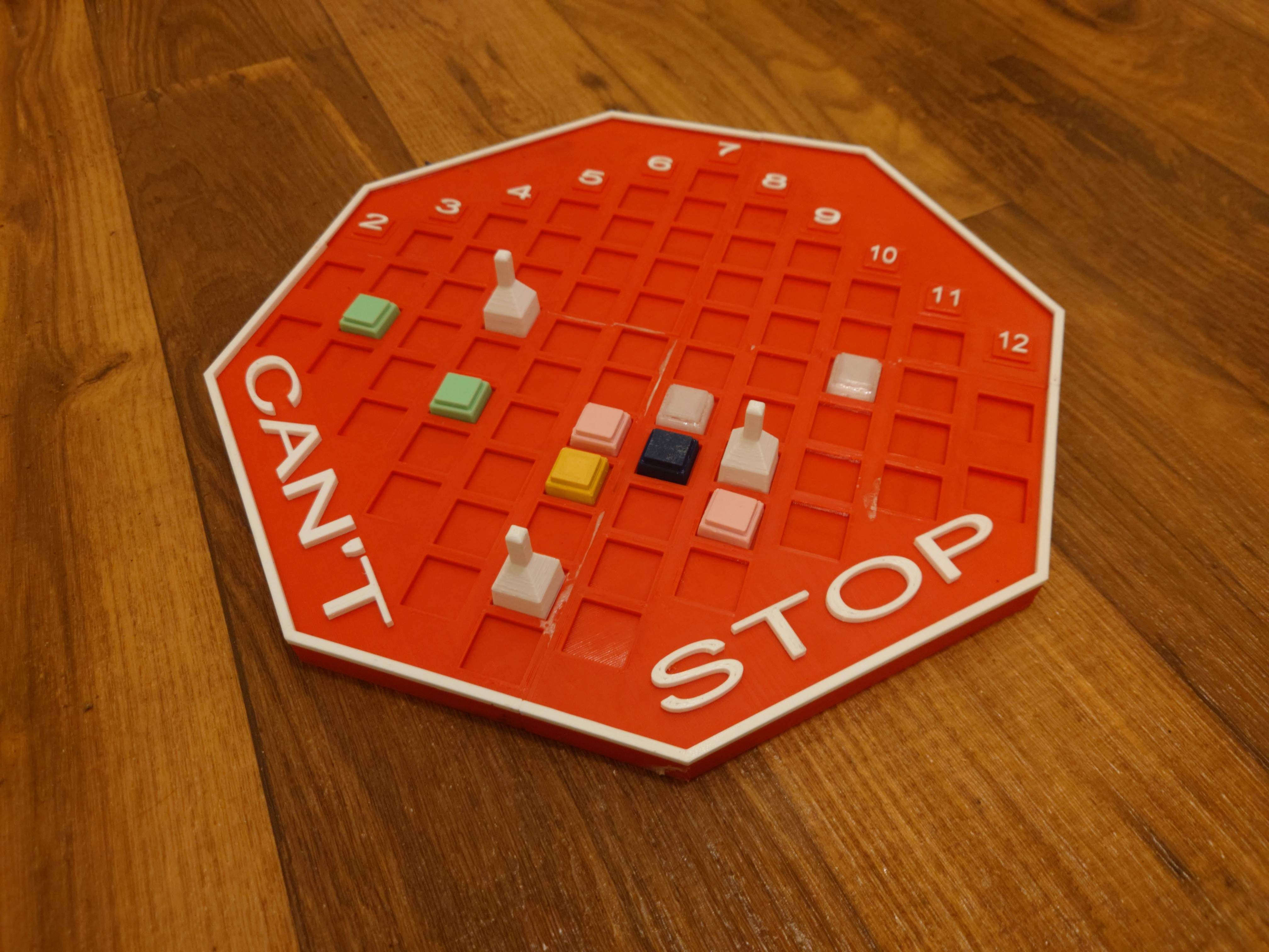 Can't Stop Board Game Compatible Pieces