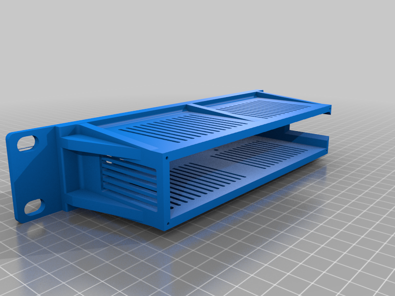 Modular 1U Relay Rack Mount for Edimax ES5500M 5 port switches (with ...