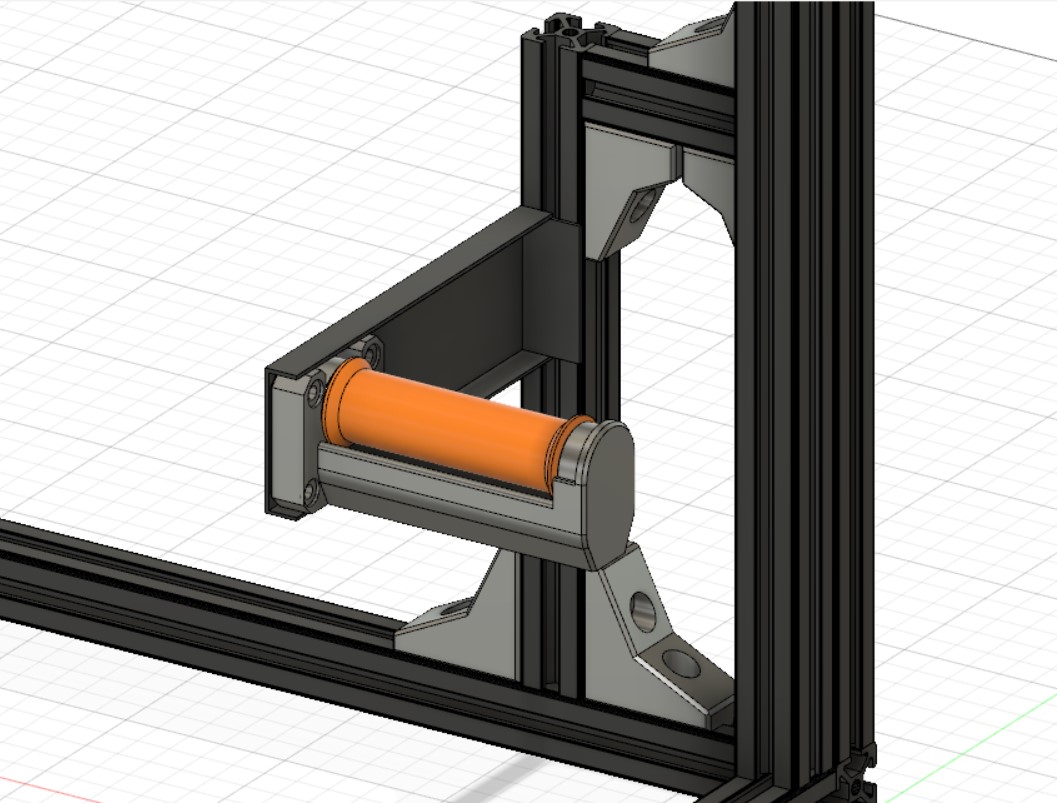 Ender 5 Plus Filler Filament Holder Compact Updated