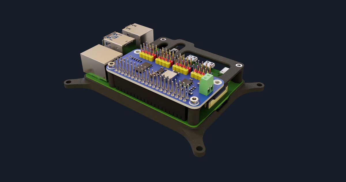 Raspberry Pi 4 Bracket By Kyboky | Download Free STL Model | Printables.com