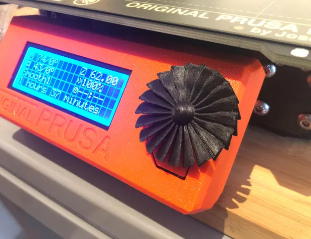 Jet LCD Knob, Modeled after Fan of PW1100G