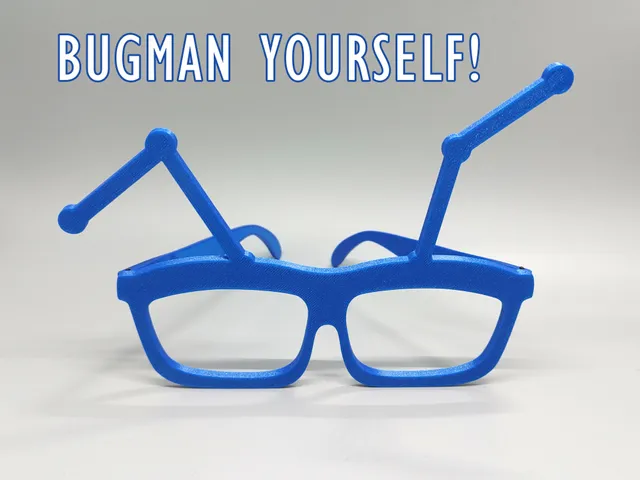 Bugman_140 Birthday 3D Printable Glasses