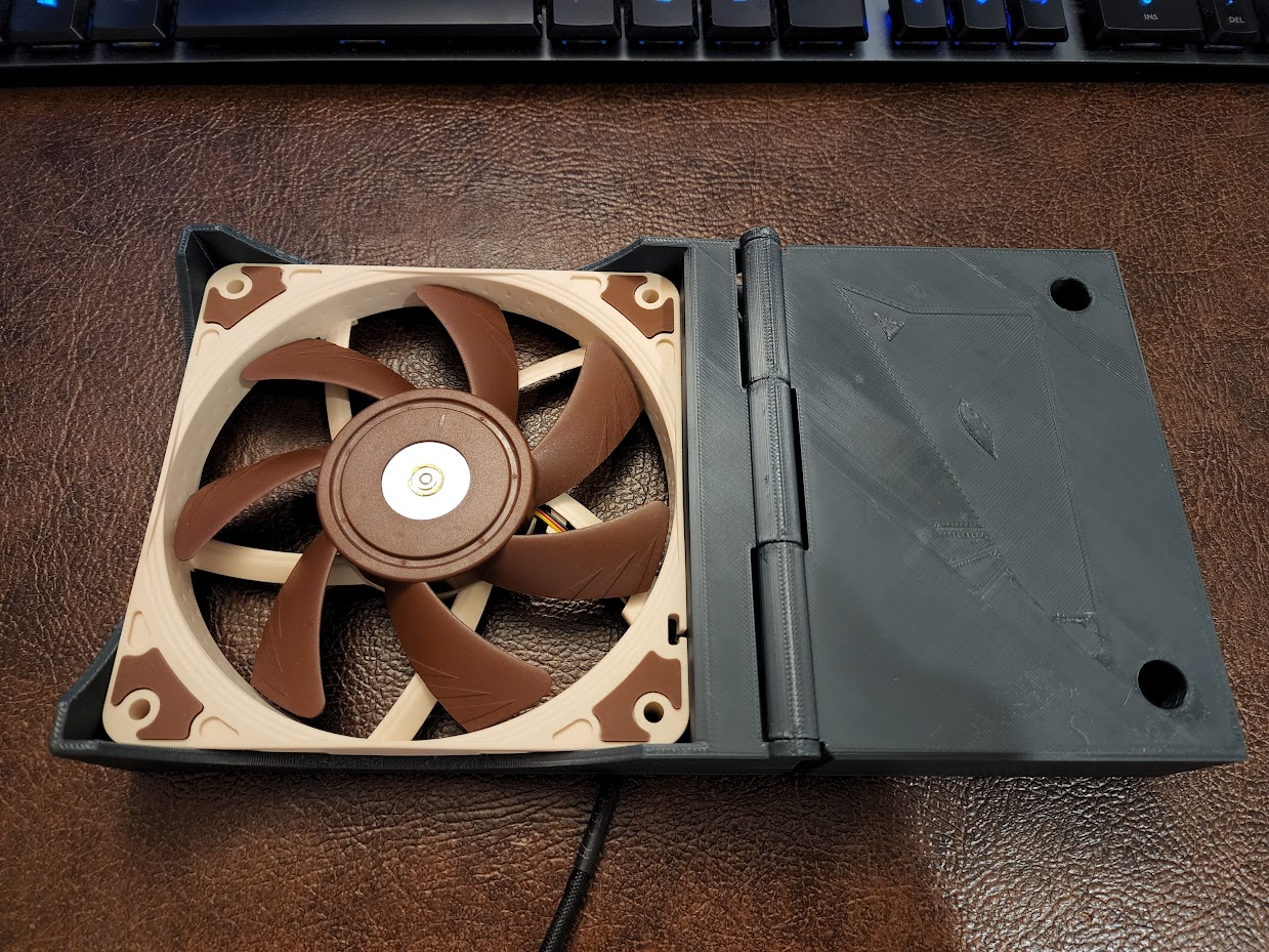 PiP 120mm Fan Housing for Rat Rig V-Core 3 Raspberry Pi/Stepper cooling "modified: