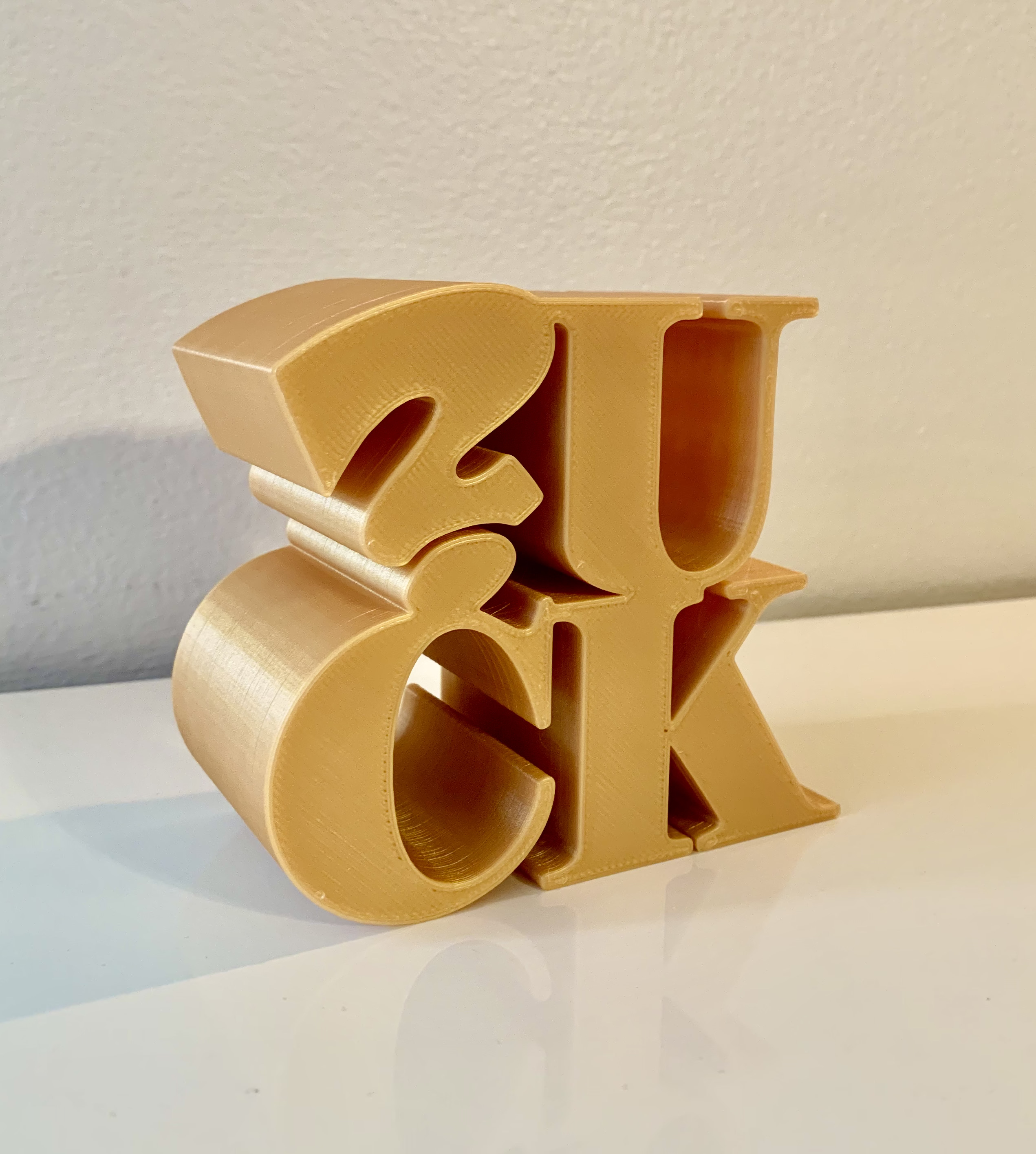 Four 4 Letter Words Naughty But OK By Art G Download Free STL 