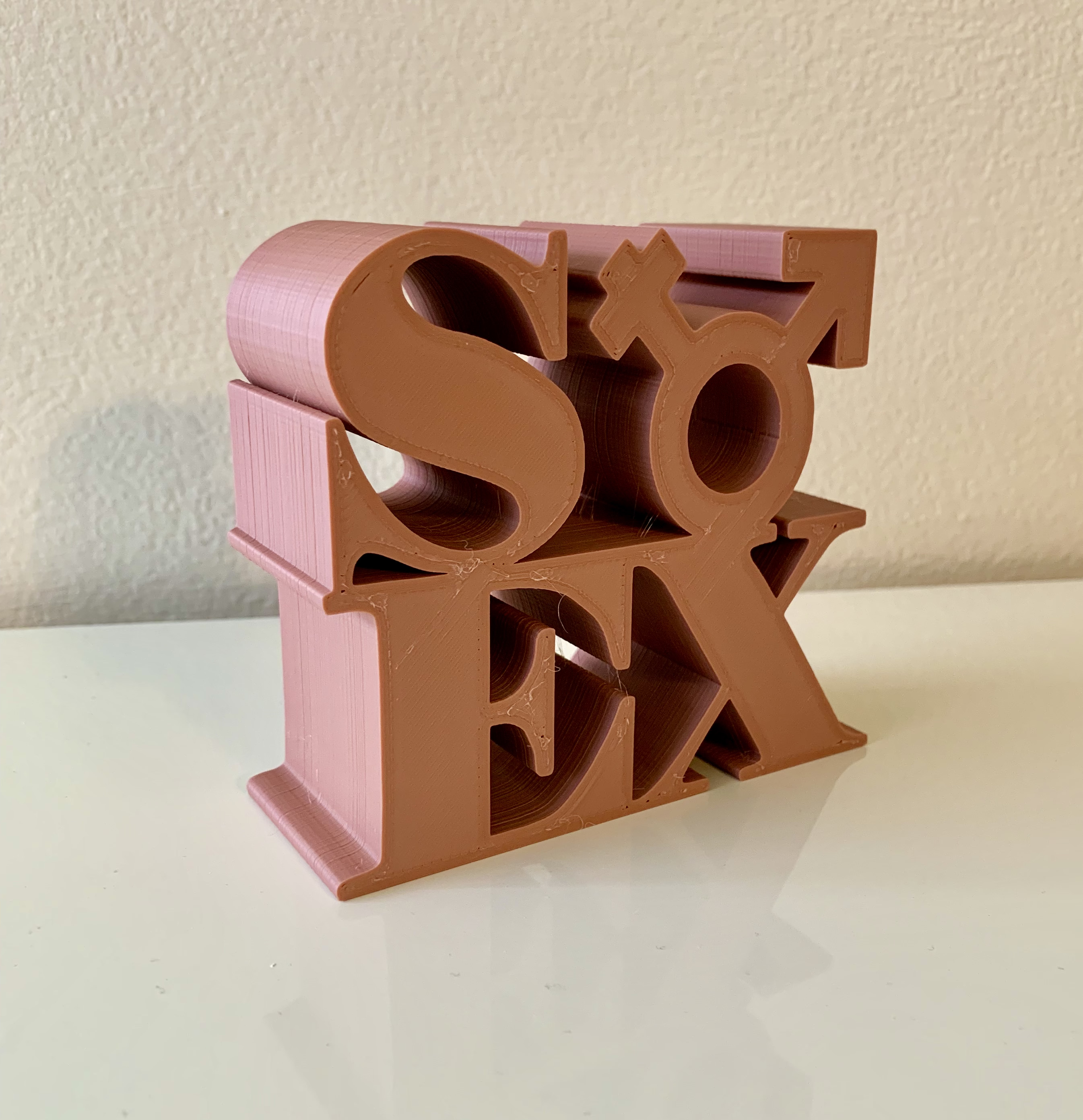 Four 4 Letter Words Sex By Art G Download Free Stl Model