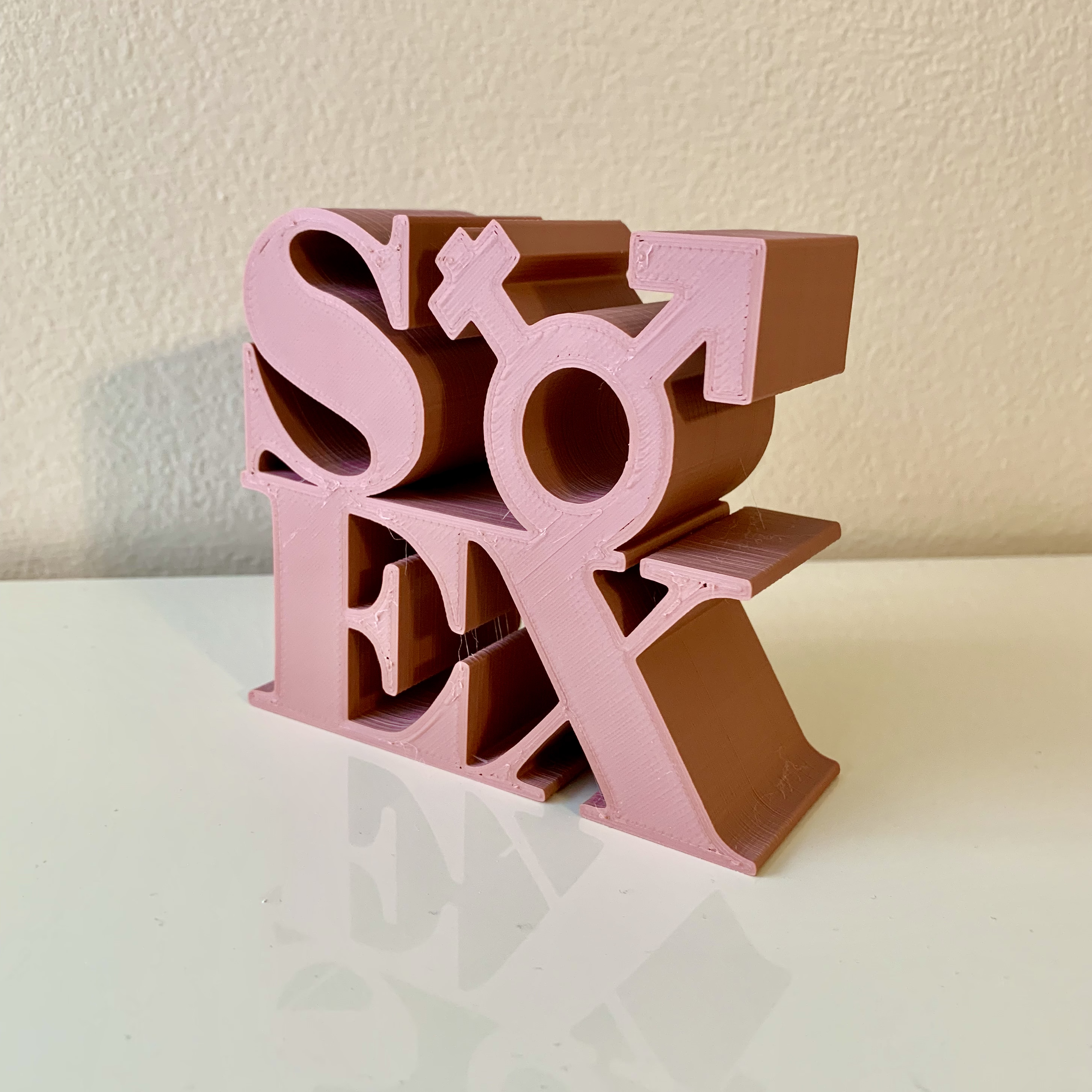 Four 4 Letter Words Sex By Art G Download Free Stl Model