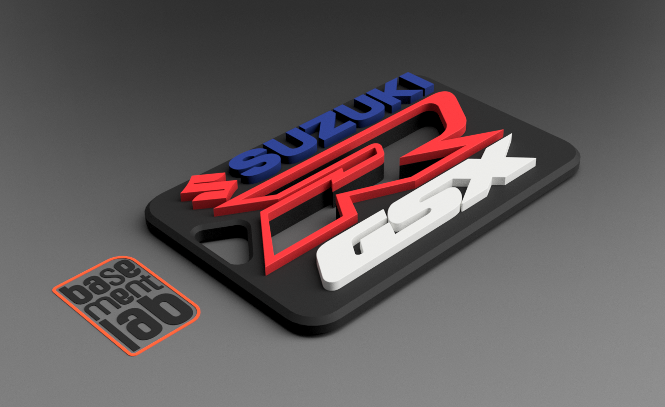GSX-R Suzuki - Keychain - Portachiavi - Porte Clès - 钥匙链 -  Schlüsselanhänger