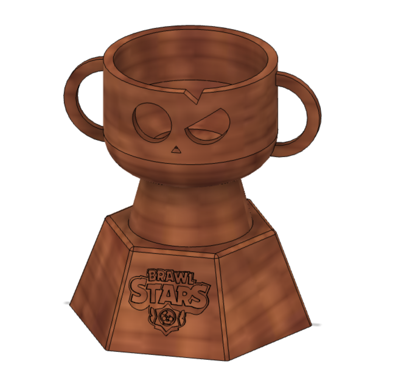 Miniatura 3 do modelo 3D Brawl Stars Trophy