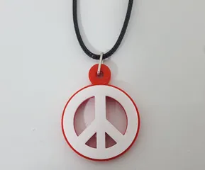 Collar con símbolo de la Paz.