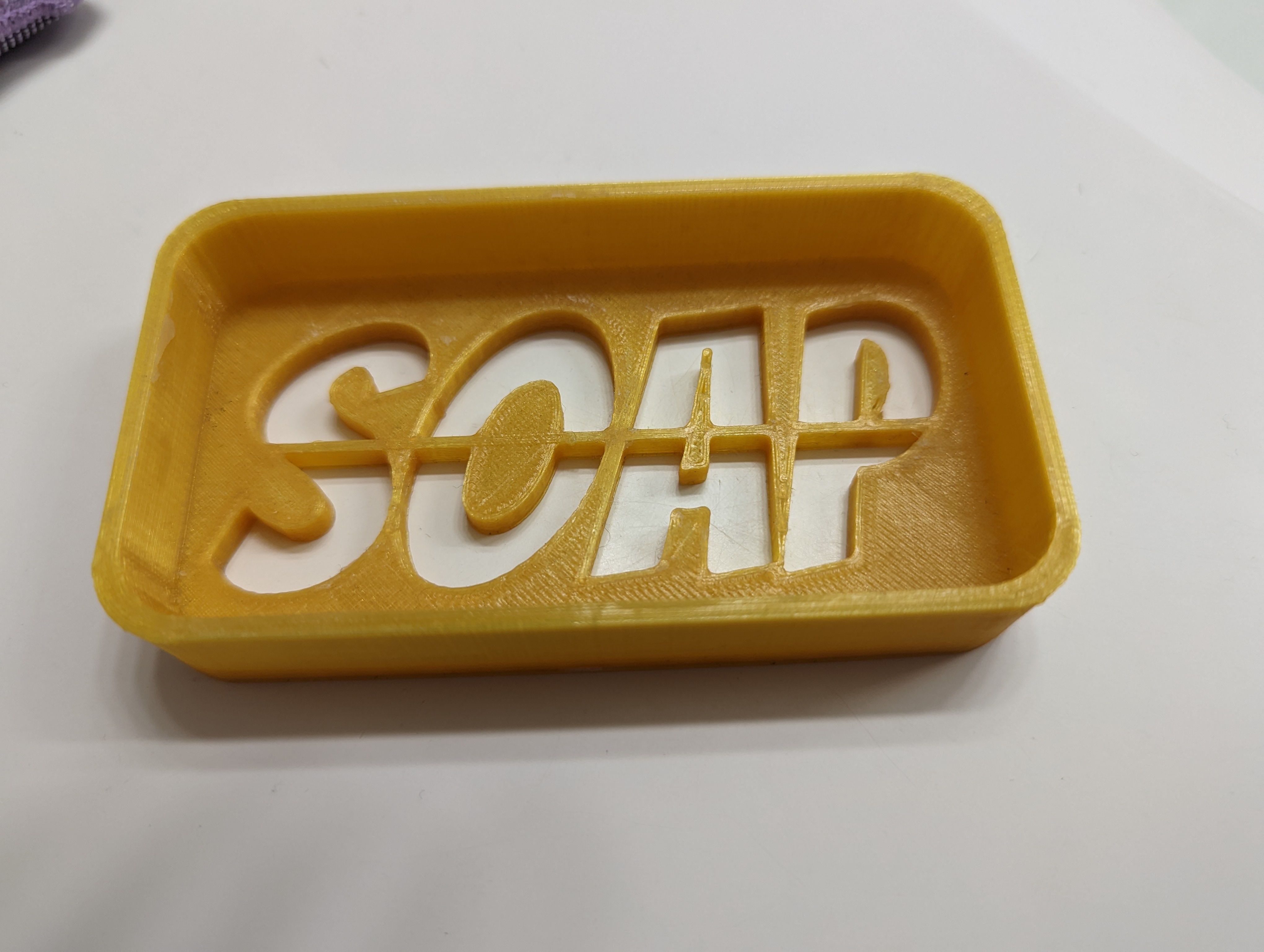 Soap Dish With Built in Drainage