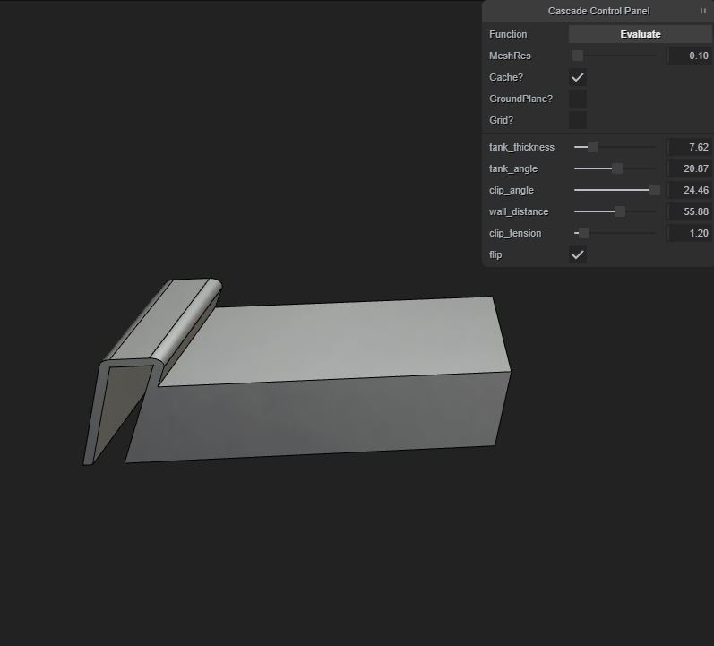 Parametric toilet tank brace by Billiam Download free STL model