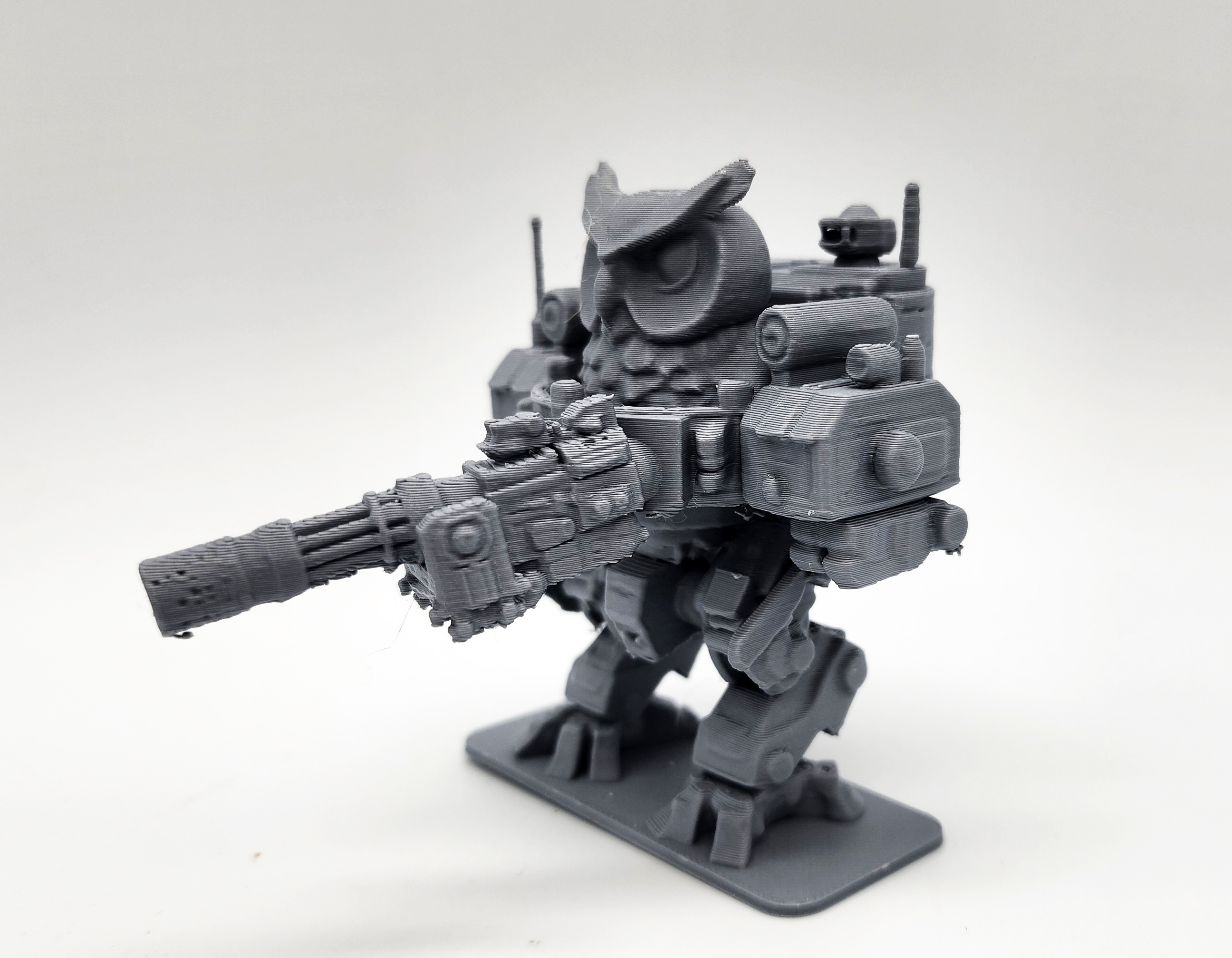Miniatura 2 do modelo 3D Owl Mechwarrior