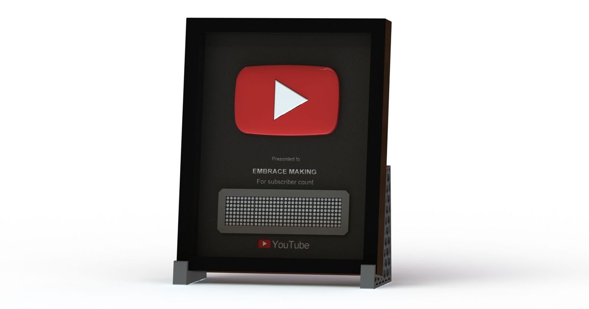 rgb-youtube-play-button-award-with-live-sub-view-count-by-embrace