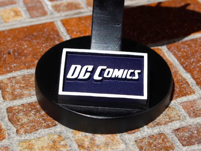 DC Comics Logo Plaque Rectangle
