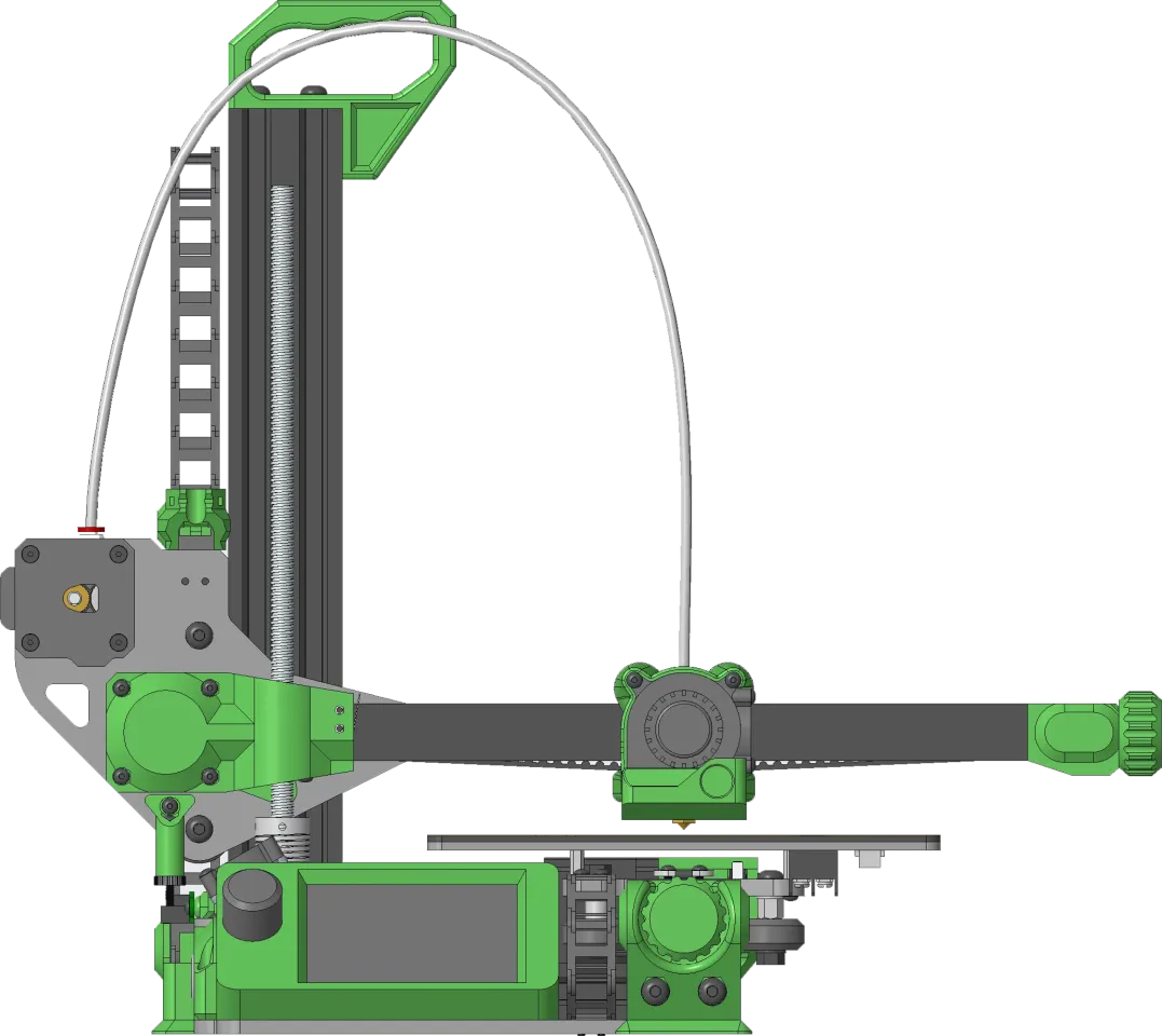 Lerdge iX Kit d'imprimante 3D feuille flexible PEI, carte mère 32 bits,  pilote silencieux TMC2226, extrudeuse entièrement métallique, 180*180*180mm