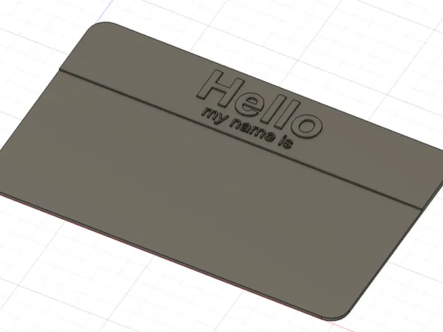 Hello my name is tag