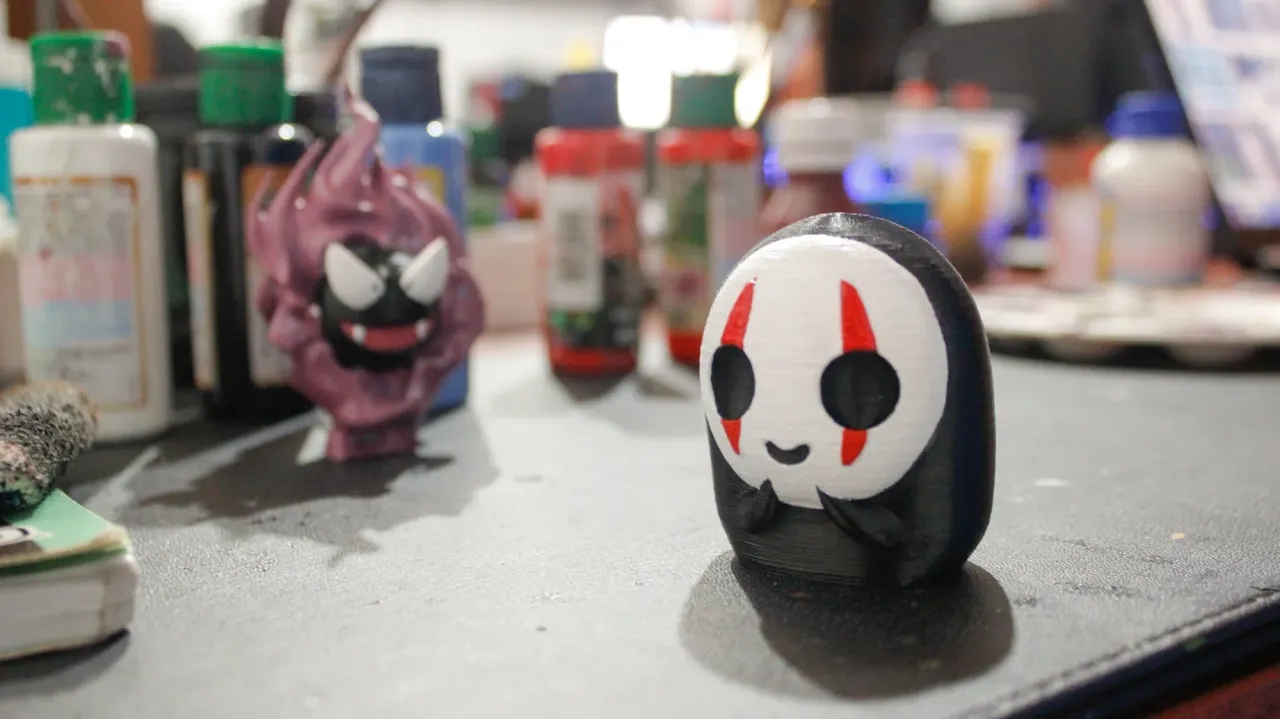 Spirited Away - No-Face keychain and magnet by plomdawg, Download free STL  model