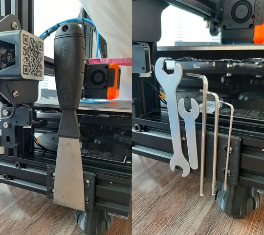 Magnetic spatula holder