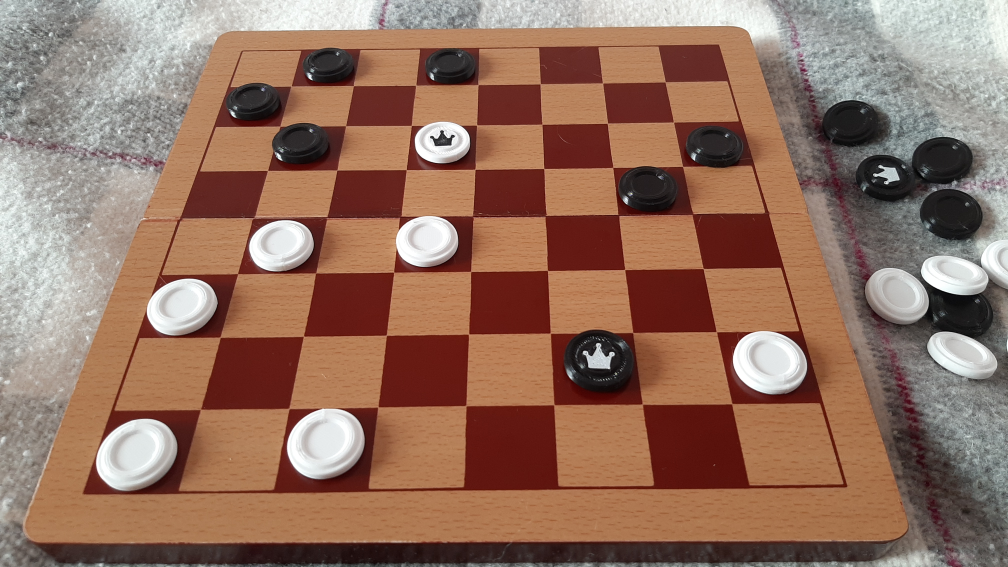 Miniatura 2 do modelo 3D Checkers stackable  2 colors