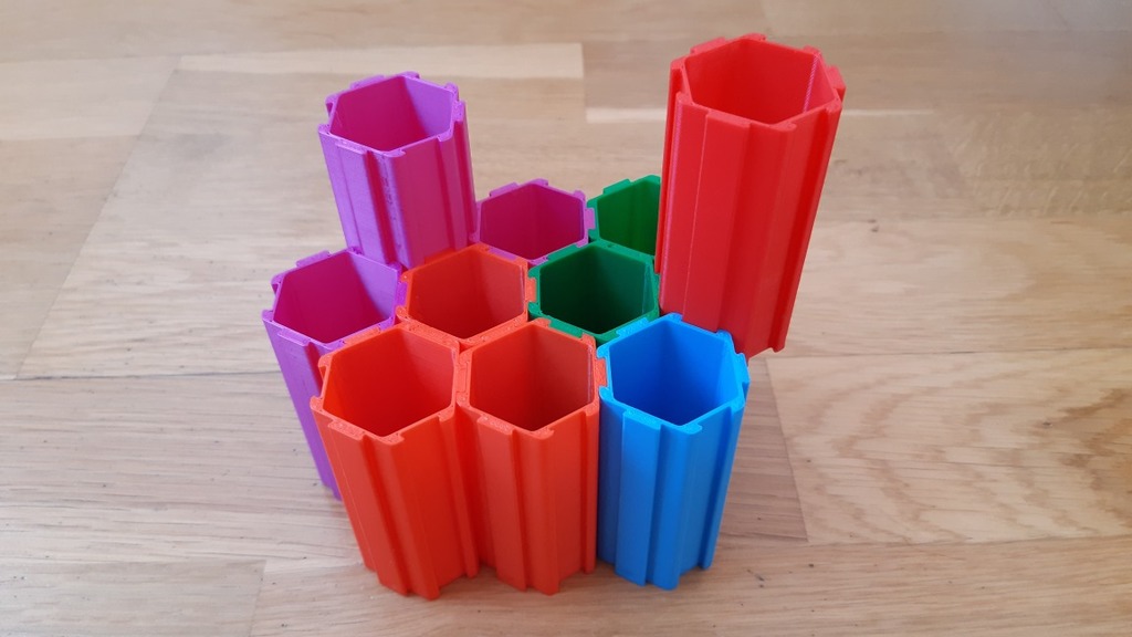 Miniatura 2 do modelo 3D HEXup Modular Organizer
