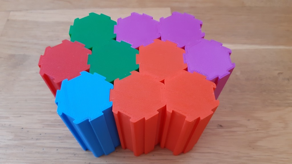 Miniatura 4 do modelo 3D HEXup Modular Organizer
