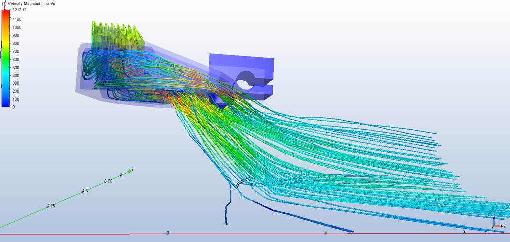 E3D v6 CFD optimized adjustable part cooling duct by DaVinci2000 ...