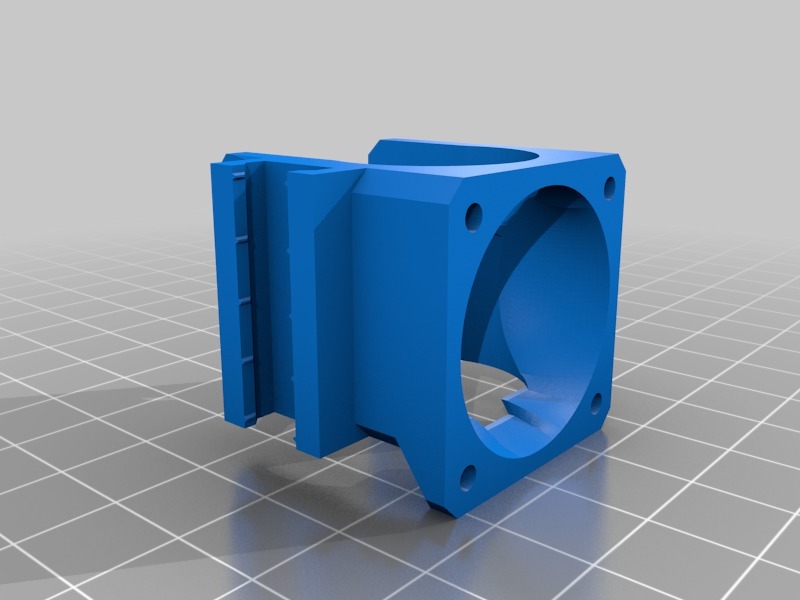 E3D v6 CFD optimized adjustable part cooling duct by DaVinci2000 ...