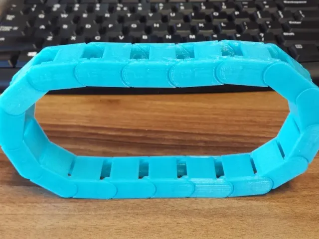 Semi open universal cable drag chain