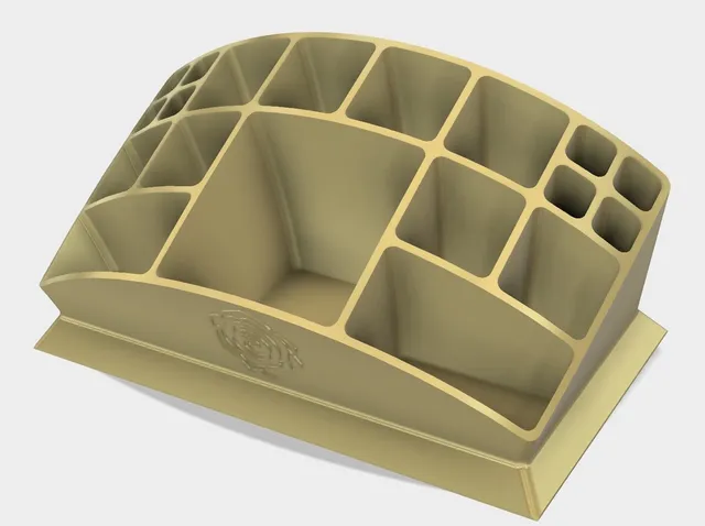 Spherical makeup organizer