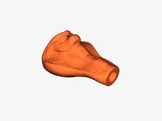 Snake head Jafar staff topper by Steven Quinn Download free STL