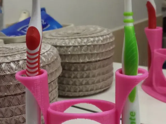 2+1 family toothbrush stand holder - Jordan Baby