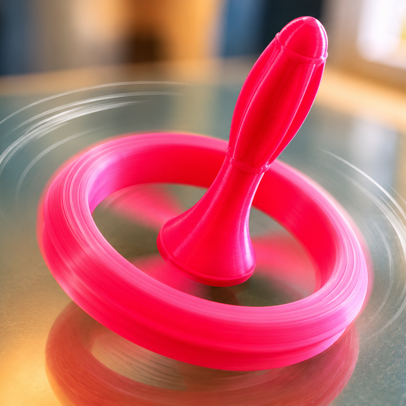 Spinning Top with Screw-In Tip by vmLOGIC | Download free STL model ...