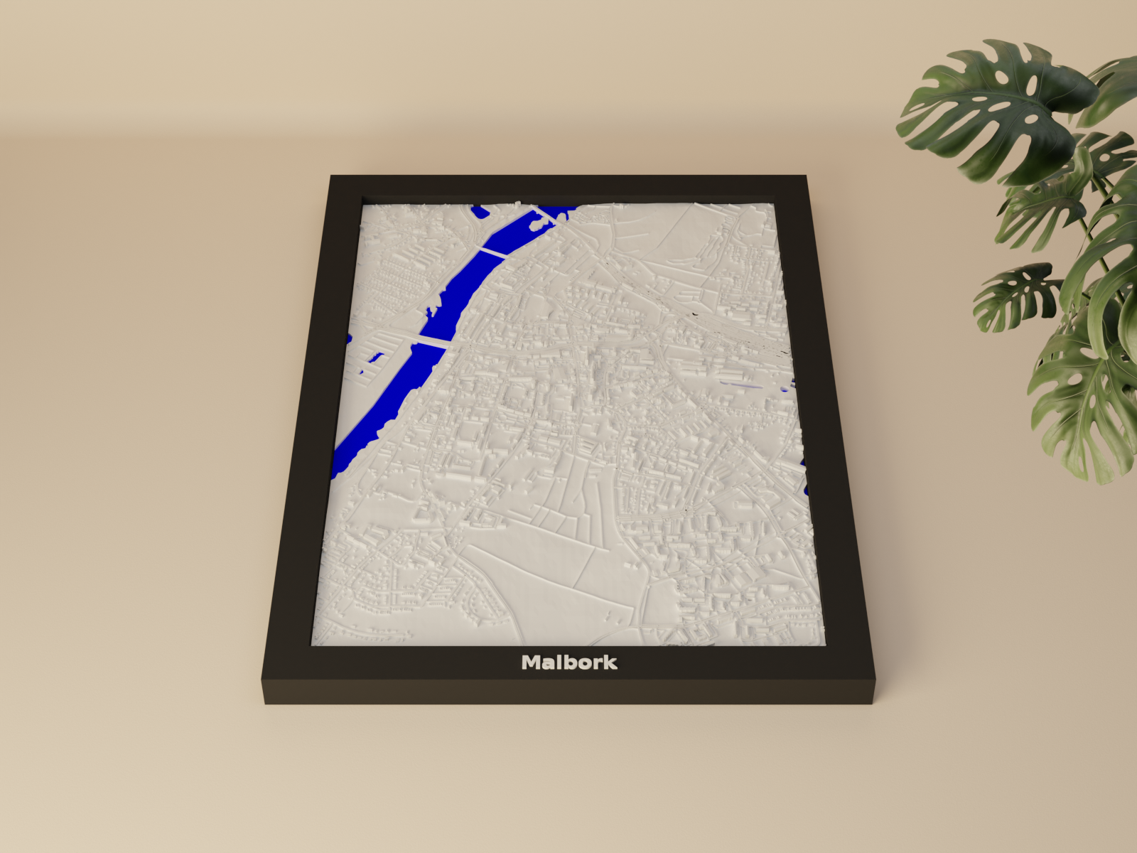 Malbork, Poland - 3D Miniature