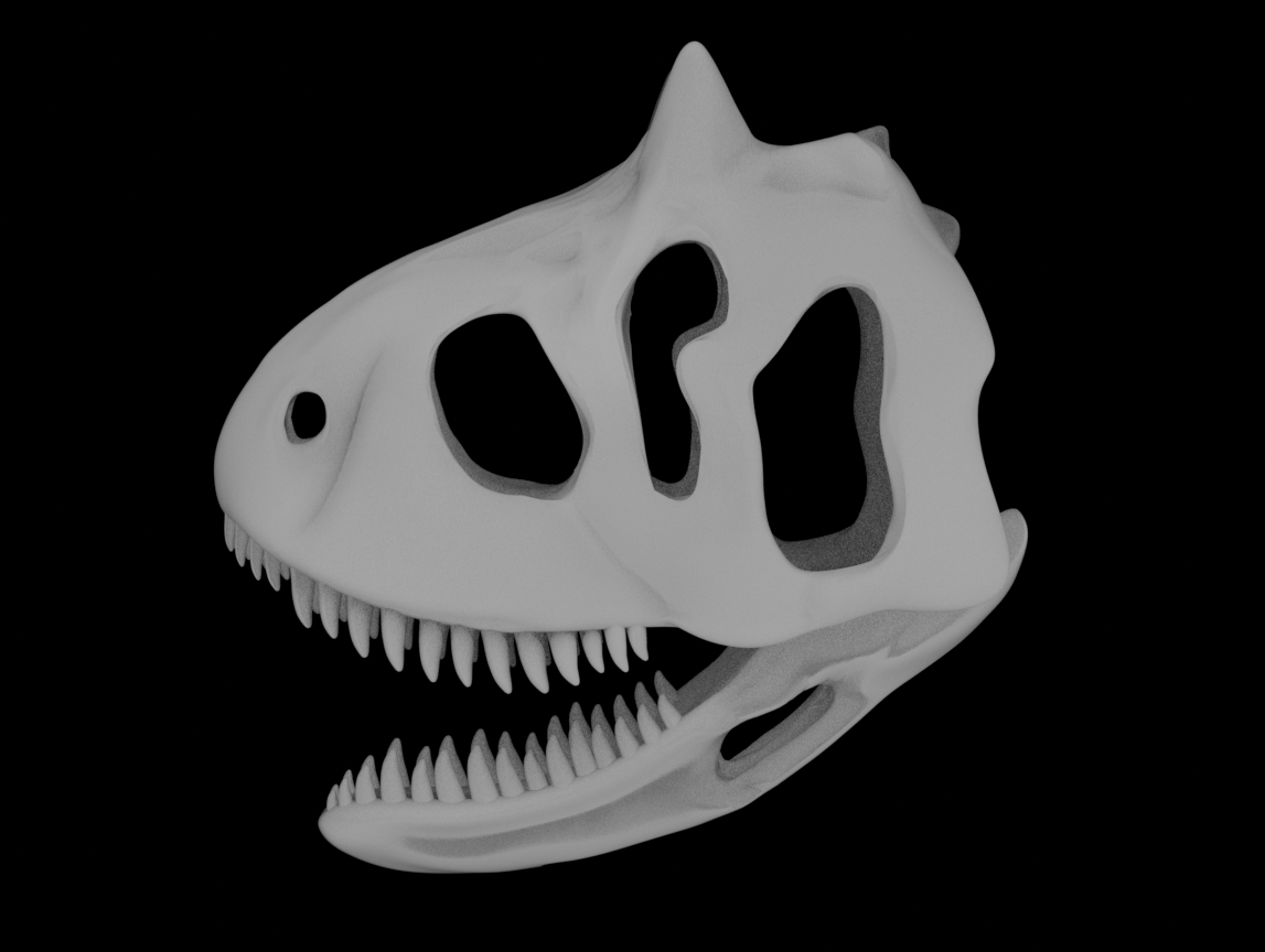 Miniatura 3 do modelo 3D Carnotaurus Skull