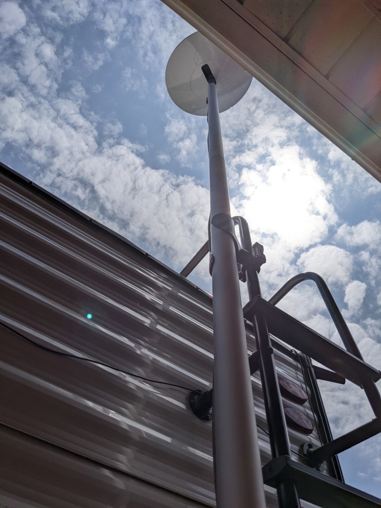 Starlink Gen 1 / Gen 2 Dishy flag pole adapter / collar (fits 2 inch