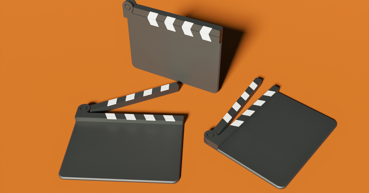 Film Slate Print In Place By Przemeczek Download Free STL Model Film Slate Print In Place By Przemeczek Download Free STL Model