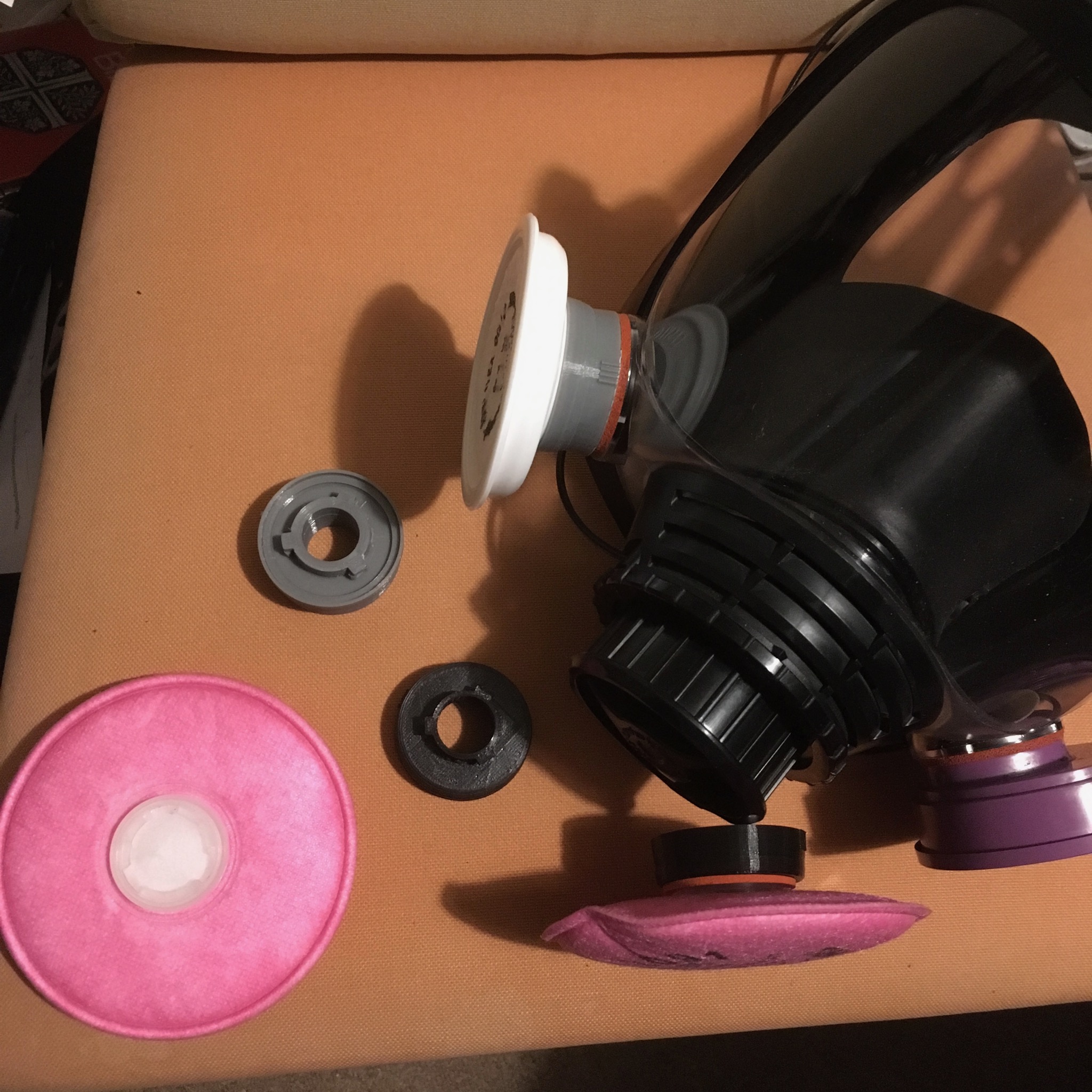 AO Safety Respirator Filter bayonet adaptors