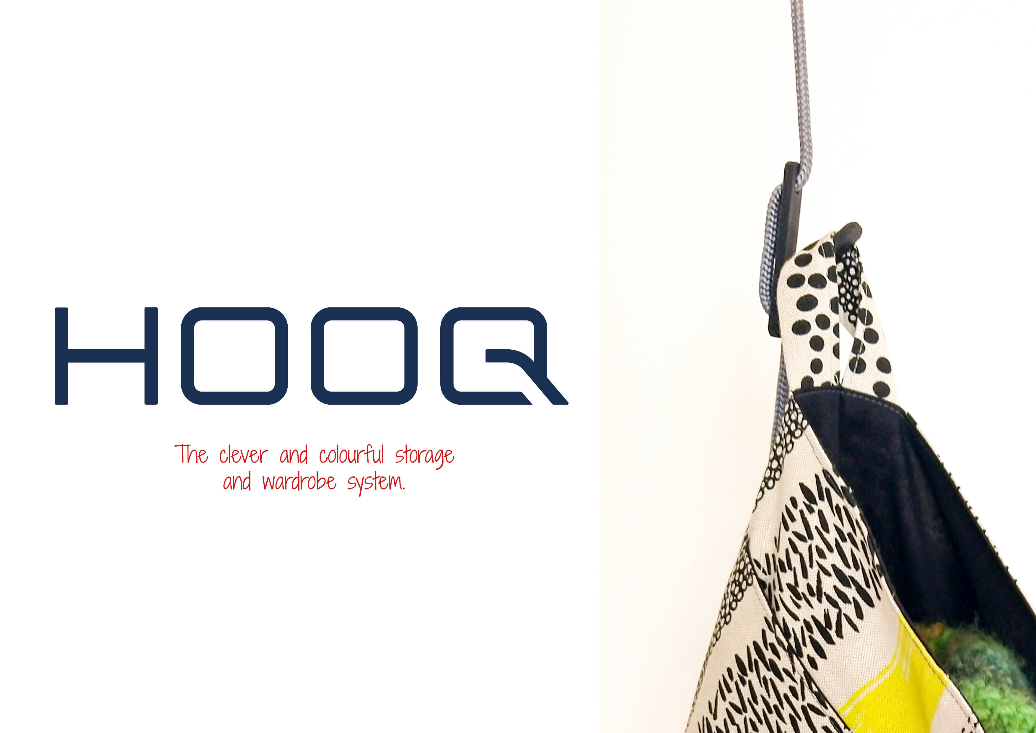 hooq - the clever and colourful storage and wardrobe system.