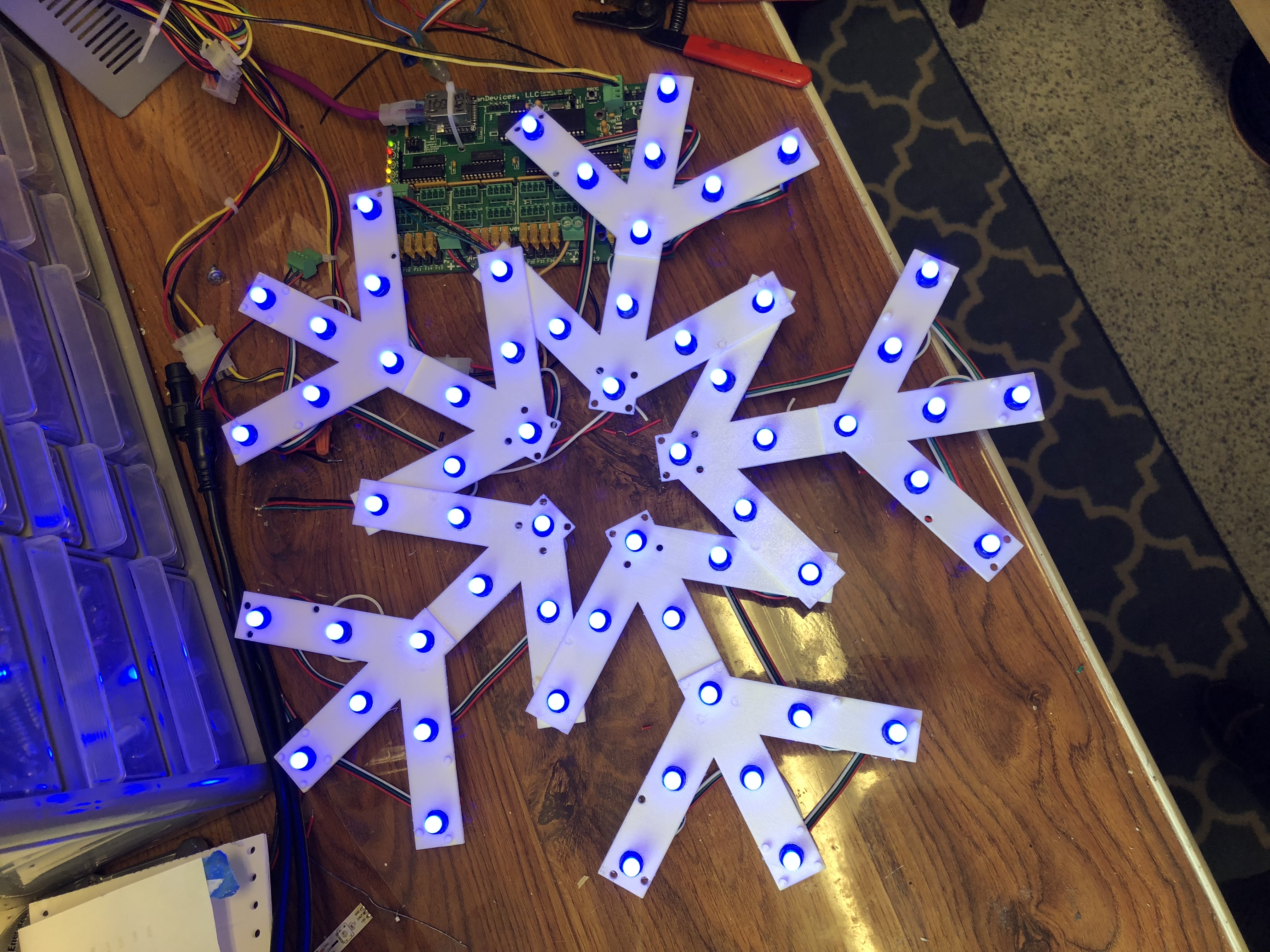 LED Pixel Bulb SnowFlake