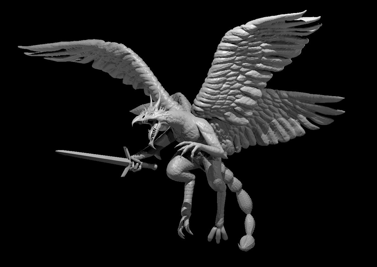 Pazuzu Demon Lord of Air by MZ4250 | Download free STL model ...