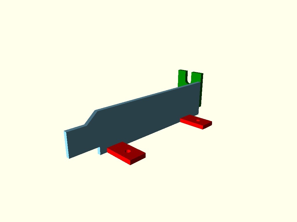 Miniatura 2 do modelo 3D PCI low profile bracket