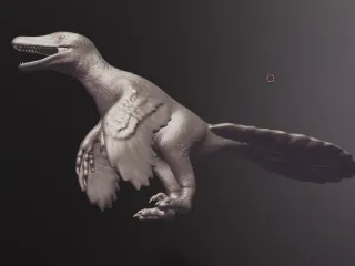Feathered Velociraptors by DragonArtist15 | Download free STL model ...