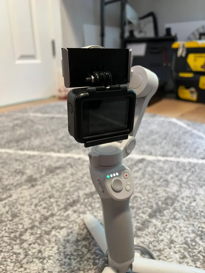 GoPro Mount For DJI OM4 by MongooseTNM | Download free STL