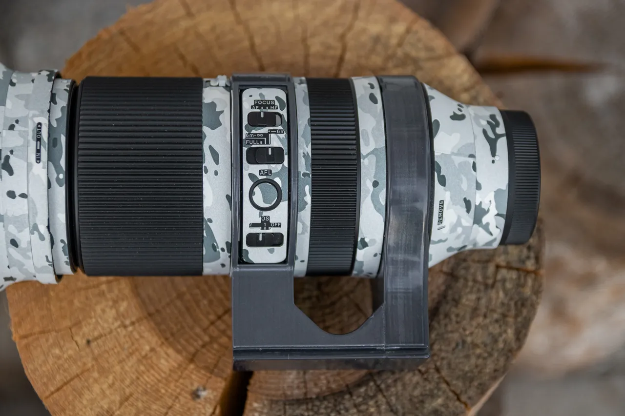 Sigma 100-400 E-mount Tripod clamp by walndyn | Download free STL